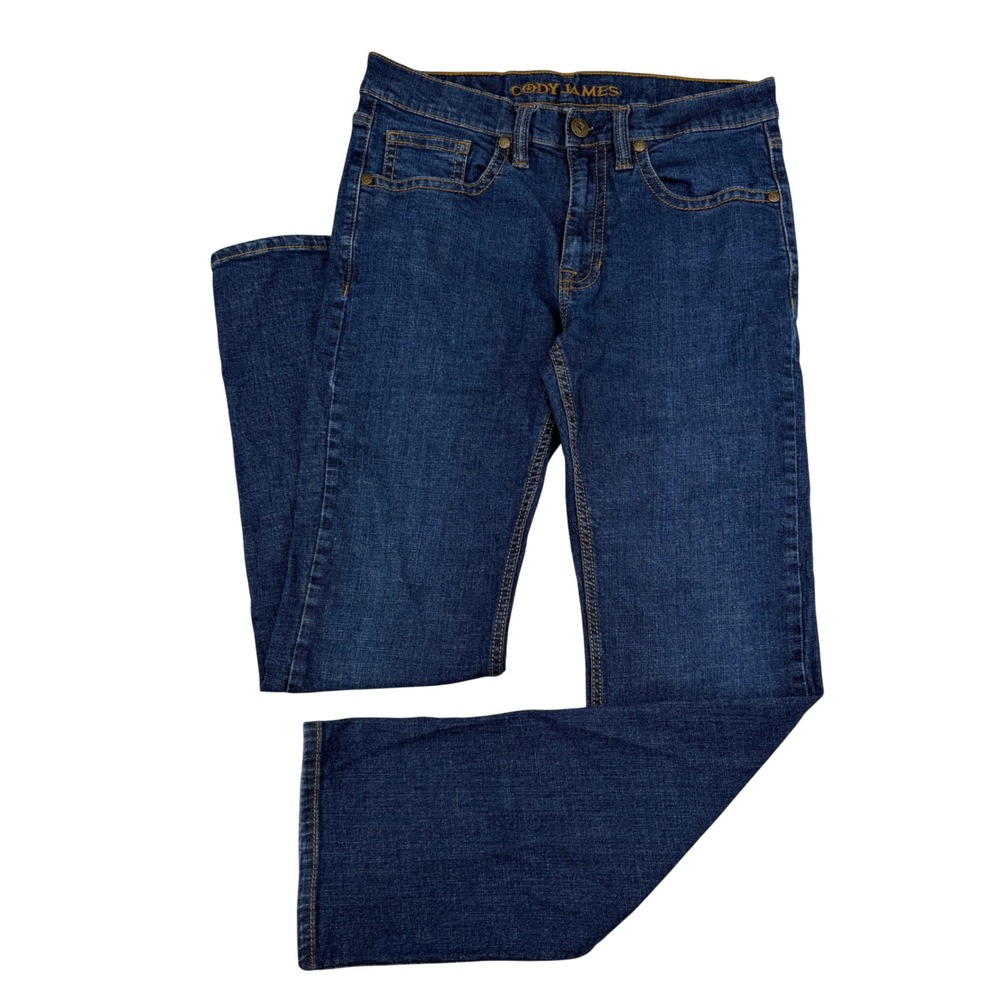 Cody James Straight Leg Jeans Men 33x34 Blue Dark Wash Denim Western Rodeo